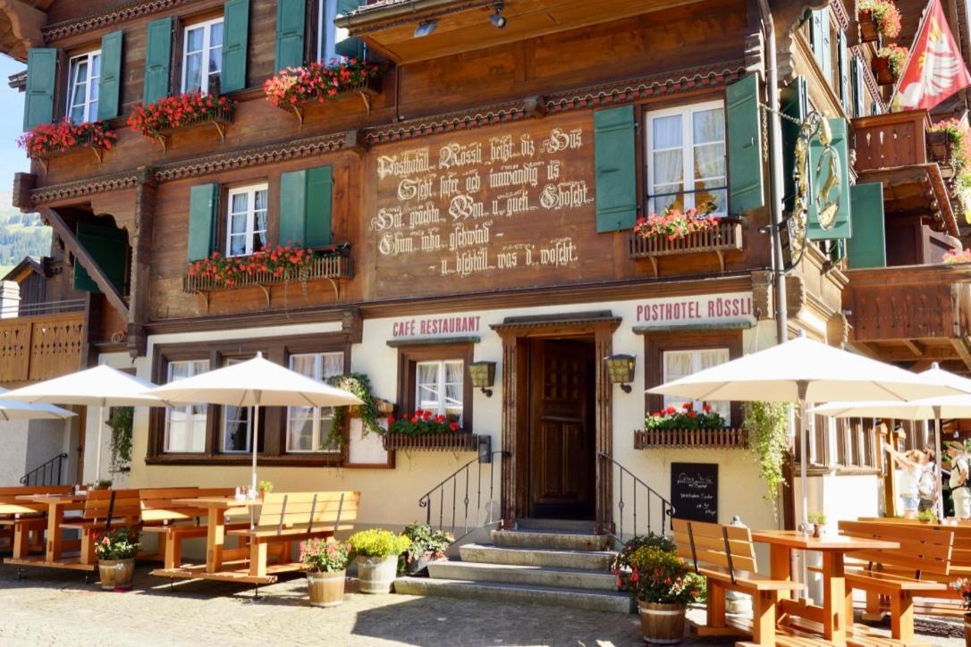 Posthotel Roessli Gstaad Exterior foto